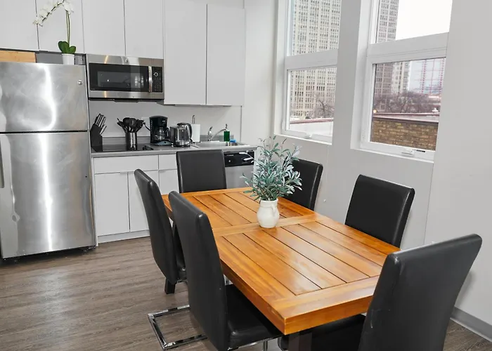 Apartamento Mccormick Place 2br Oasis With Optional Parking, Patio, Gym For Up To 6 Guests Near Museum Campus, Grant Park & Soldier Field *
